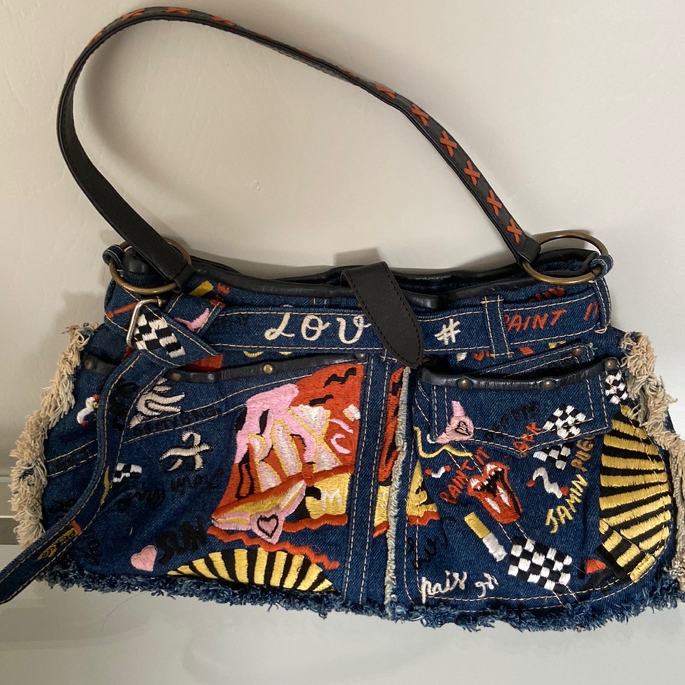 Jamin Puech Handmade Denim Handbag